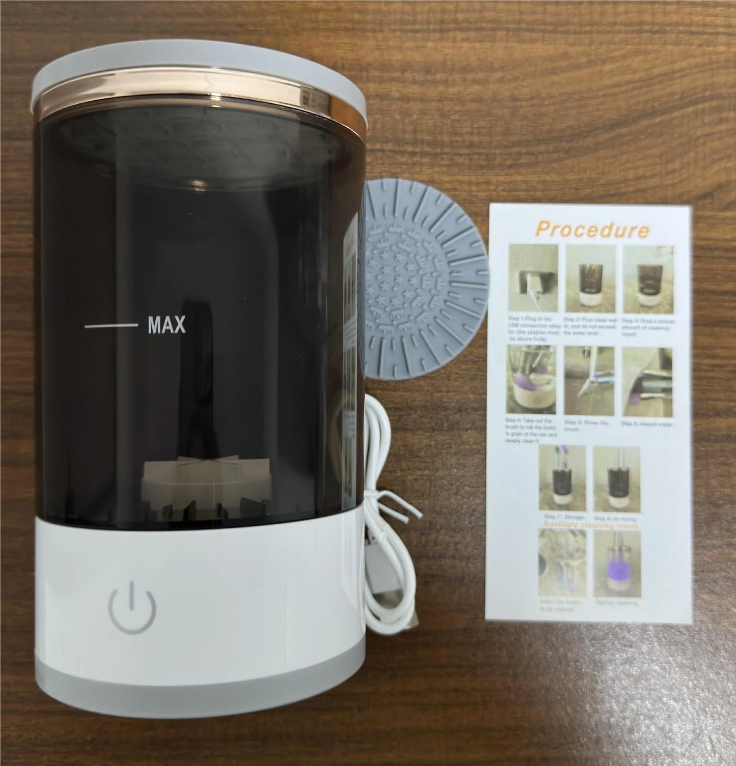 Electric Makeup Brush Cleaner Fast, Easy & Higyenic.