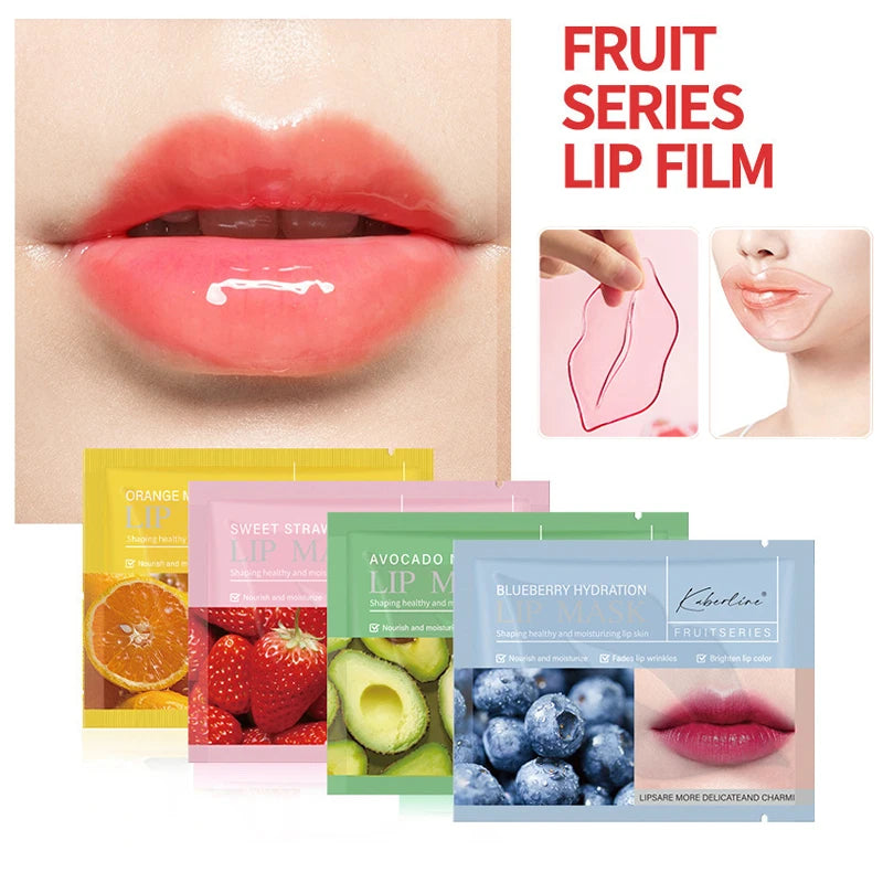 10pcs Collagen Lip Mask Moisturizing Firming Nourishing