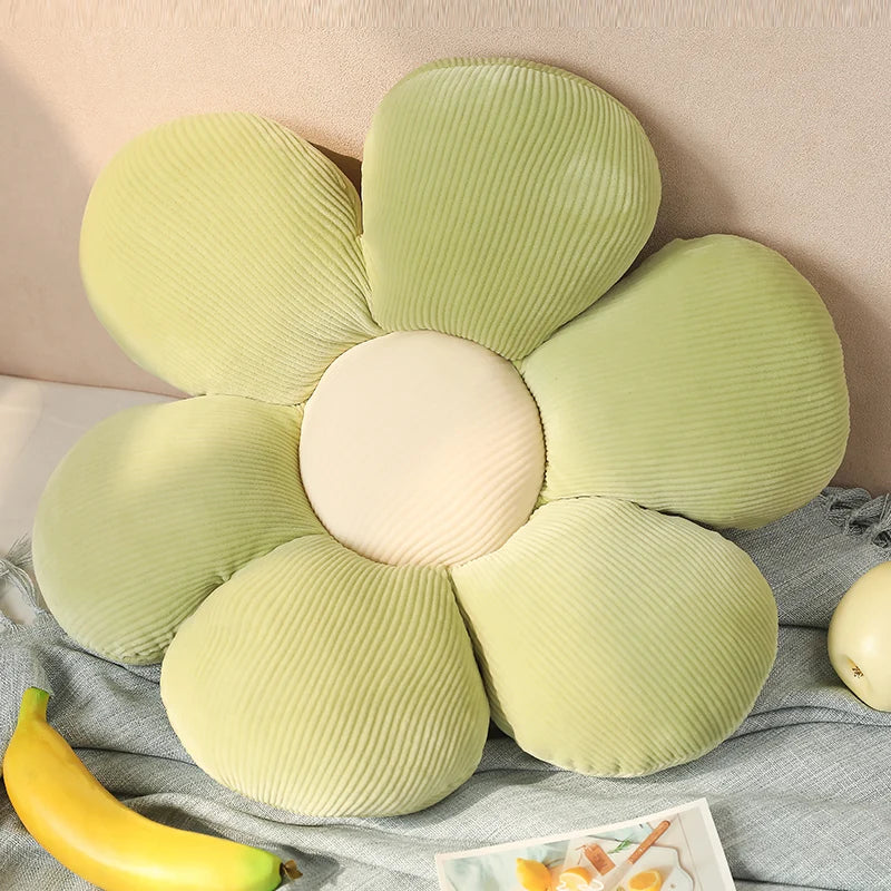 Flower Plush Throw Pillow Soft Stuffed