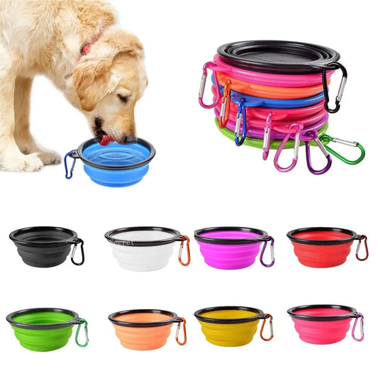 Collapsible Pet Silicone Dog Food