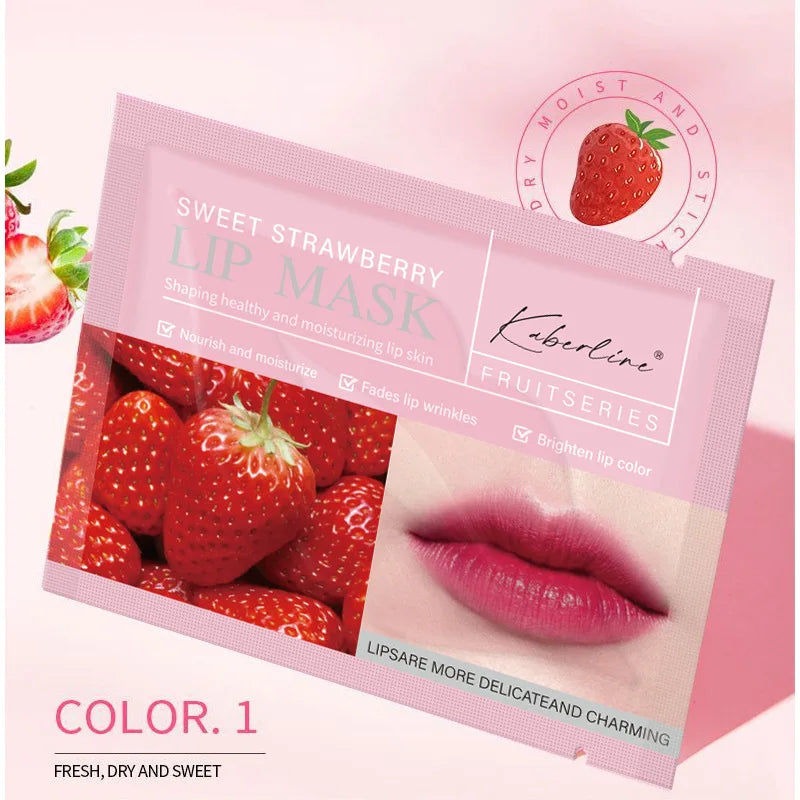 10pcs Collagen Lip Mask Moisturizing Firming Nourishing